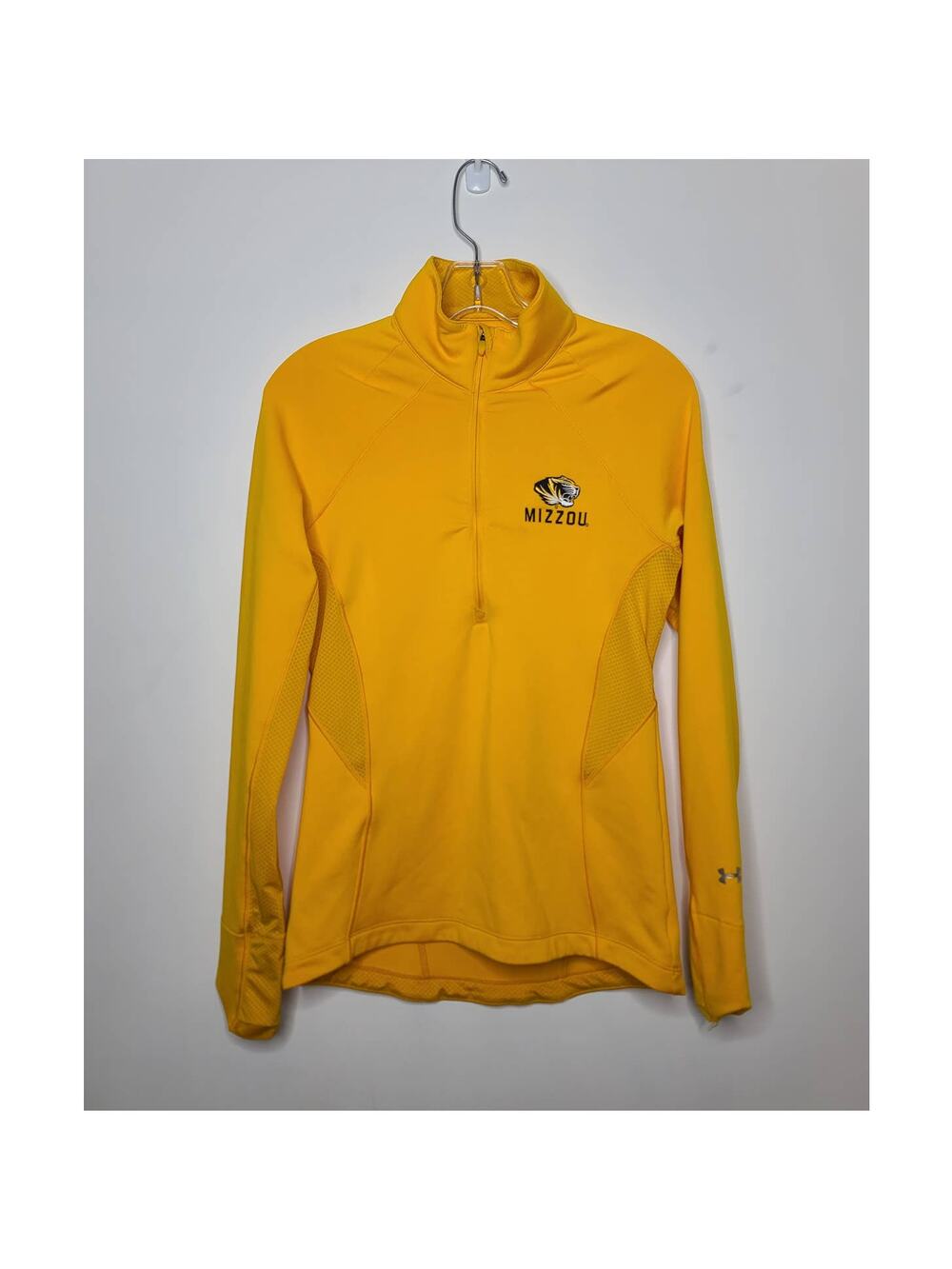 Under Armour Univ of Missouri Mizzou Tigers semifitted coldgear pullover - SMALL